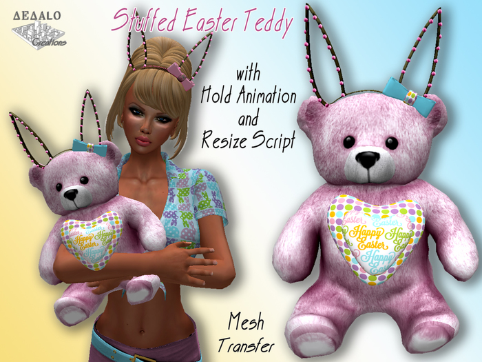 Stuffed Easter Teddy * Happy Easter Promo Price *