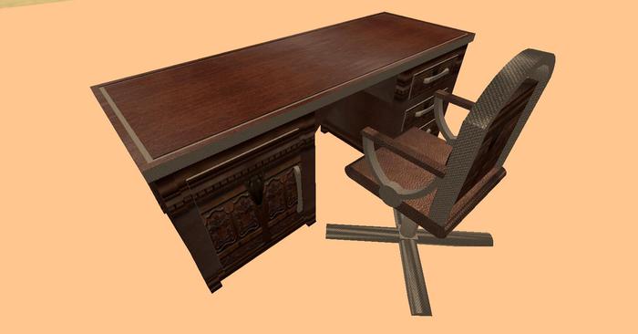 antique office set light (boxed)