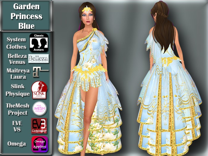 [TKS] Basics -  Garden Princess - Blue