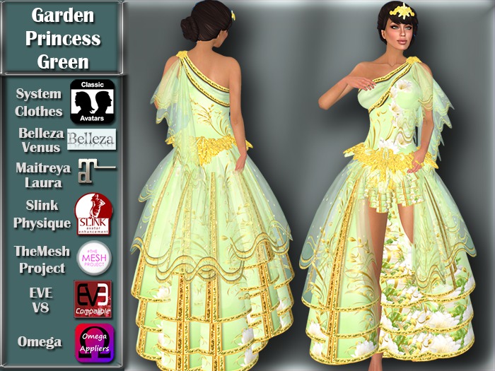 [TKS] Basics -  Garden Princess - Green