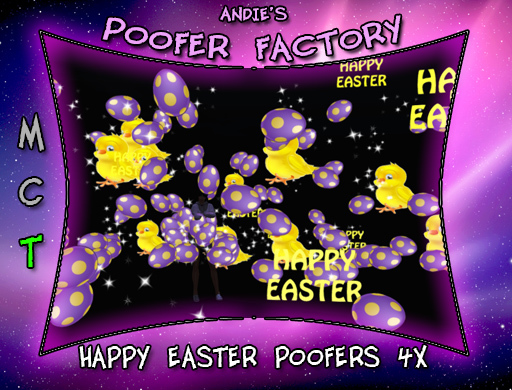 *PF* Happy Easter Poofers - 4x