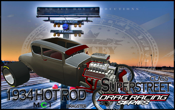 ...SIB Motorz:..1934 Hot Rod Dragster W/ Nos Purge Boxed