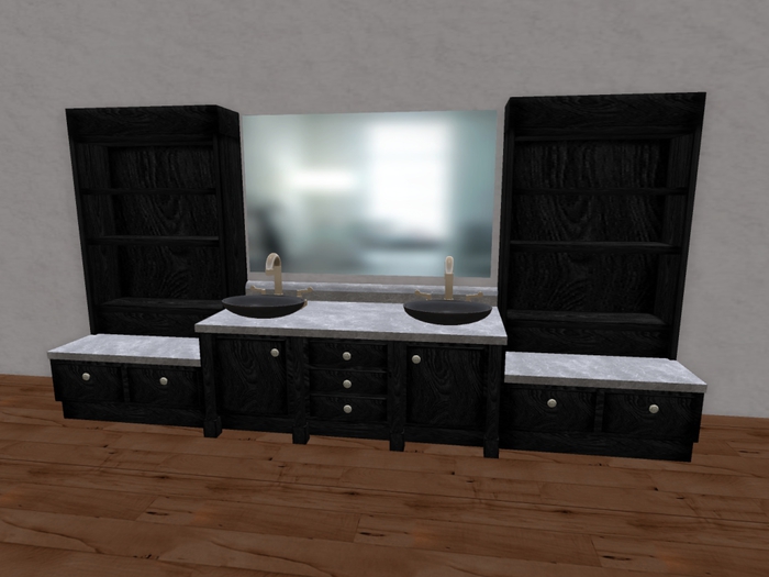 S&J Bath Wash Basins (Black)