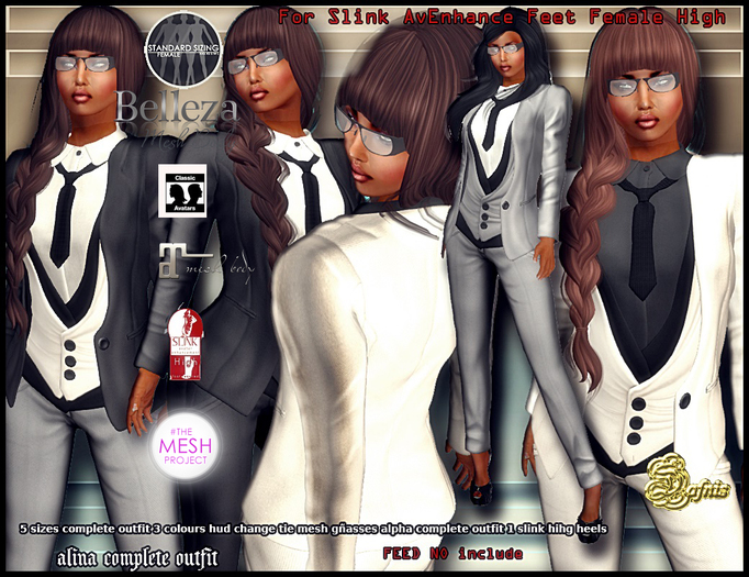 Dafnis fat pack alina  2015 + slink heels for high feet (feet no include)