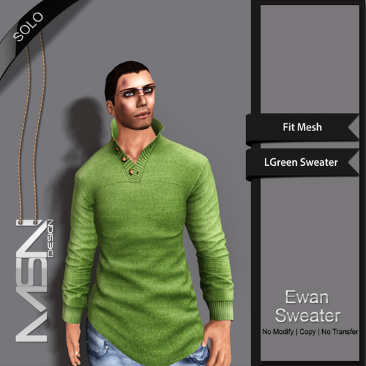 [MSN Design] Ewan Sweater [LGREEN]