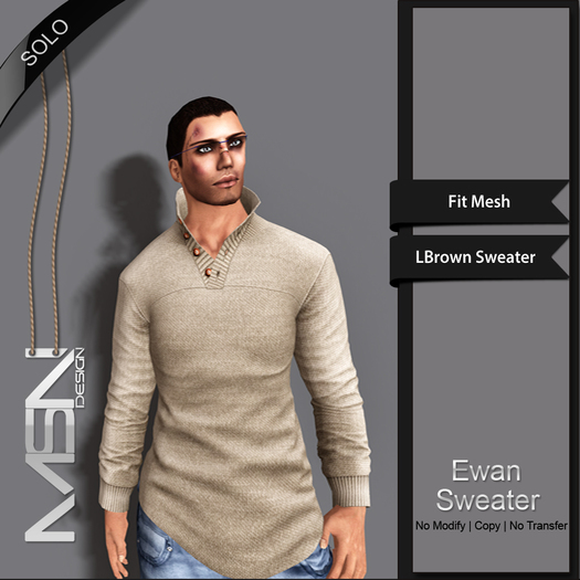 [MSN Design] Ewan Sweater [LBROWN]