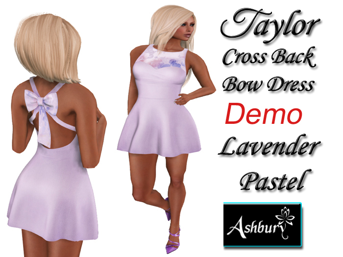 [ASHBURY] Taylor Bow Dress-DEMOS