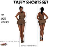 TAFFY SHORTS SET CREAM 