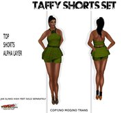 TAFFY SHORTS SET GREEN