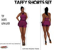 TAFFY SHORTS SET PINK