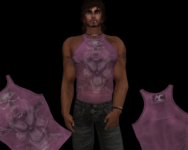 AC BrokenSkull Tank Purple
