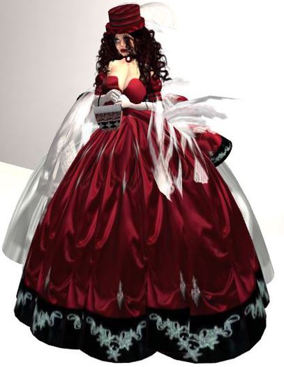 Izza Maroon Black Dress 2