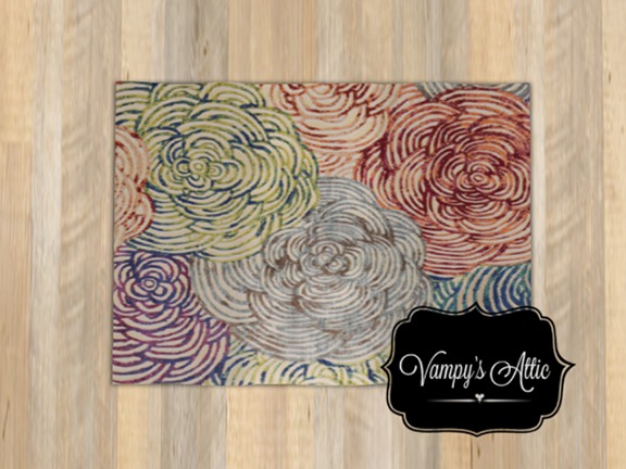 CMSCO. Deco Rug Modern Blooms