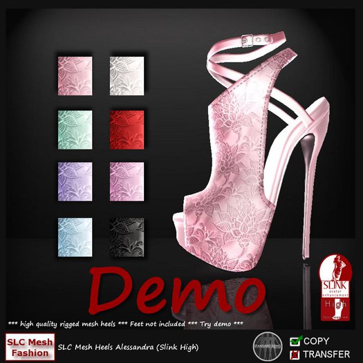 SLC Mesh Heels Alessandra (Slink High) Demo