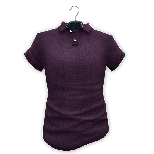 [ L-T-R ] Polo Plum Shirt