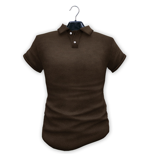 [ L-T-R ] Polo Brown Shirt
