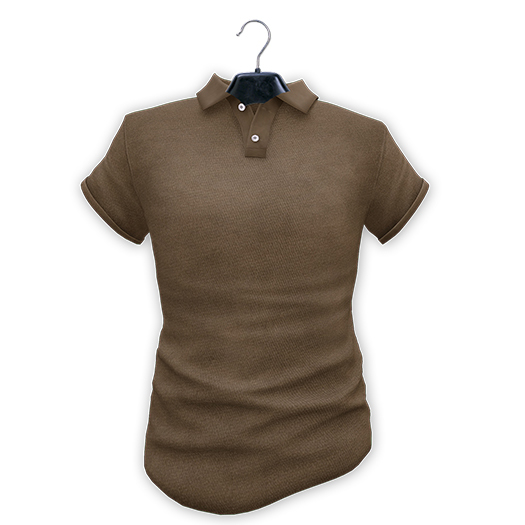 [ L-T-R ] Polo Light Brown Shirt