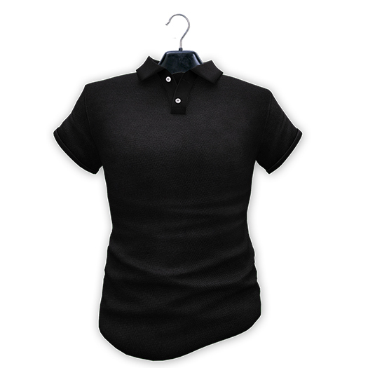 [ L-T-R ] Polo Black Shirt