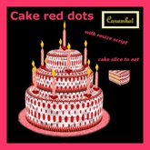 cake red dots