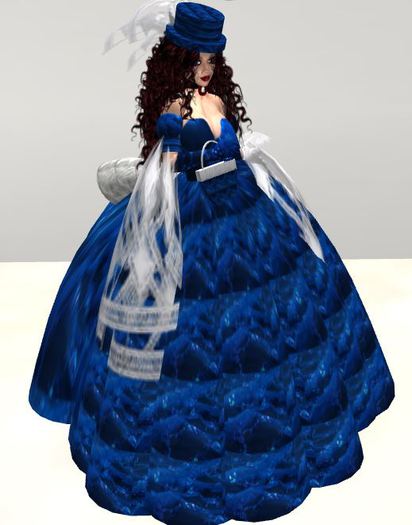 Izza Dark Blue Dress 7