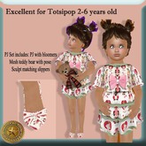 Butterfly PJ Set Totsi 2-6 yrs <box>