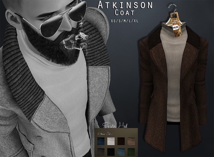 {Fe Style} Atkinson Coat - Brown W/HUD