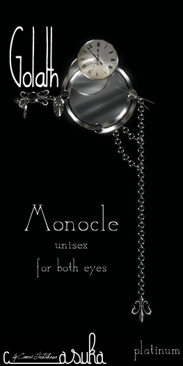 ~Casuka~ "Golath" - monocle platin