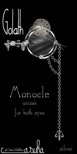 ~Casuka~ "Golath" - monocle silver