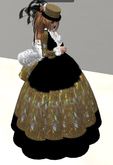 Izza Gold Black Shim Dress 15