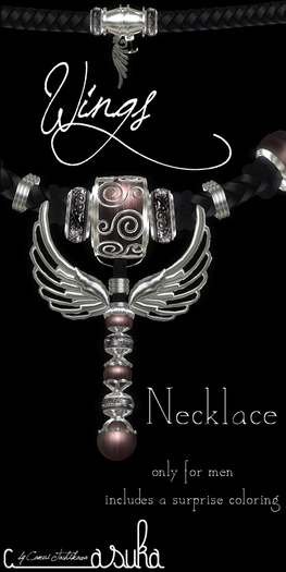 ~Casuka~ "Wings" - necklace (male)