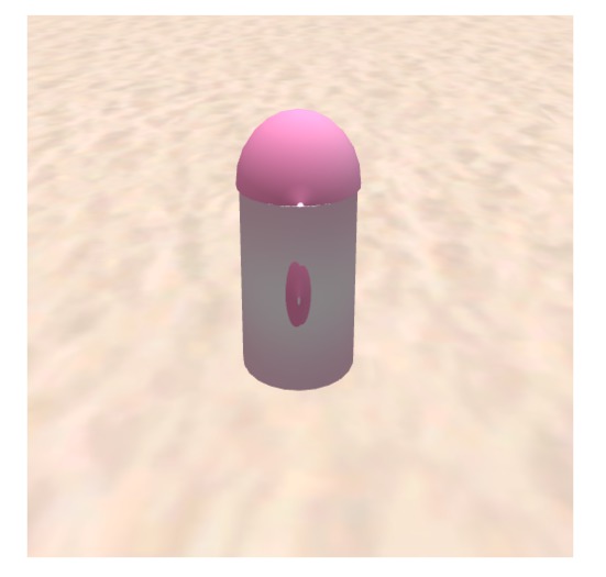 Pied Piper Pink Diaper Pail