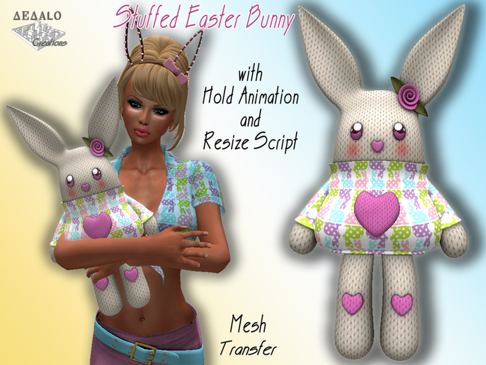 Stuffed Easter Bunny * Happy Easter Promo Price *