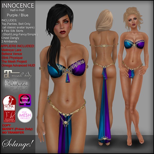 *Solange!* - Innocence Silk HH - Purple/Blue