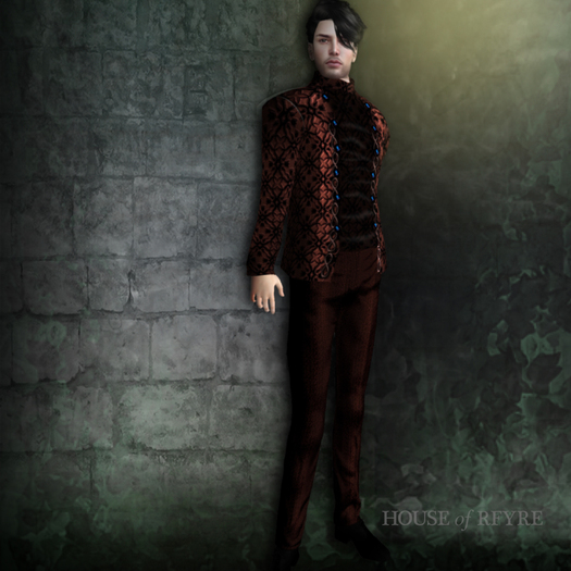 MENS MESH SUITS - CAMBRIDGE SERIES - MARSALA