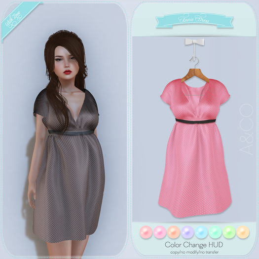 A&CO-Annie Vintage Dress-Lights-All with HUD
