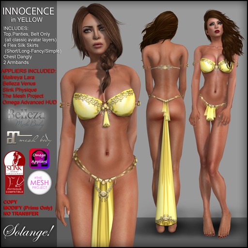 *Solange!* Innocence Silk - YELLOW