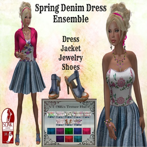 Spring Denim Dress Complete