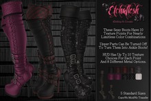 [Etchaflesh] Rockstar Kato Boots W/ HUD