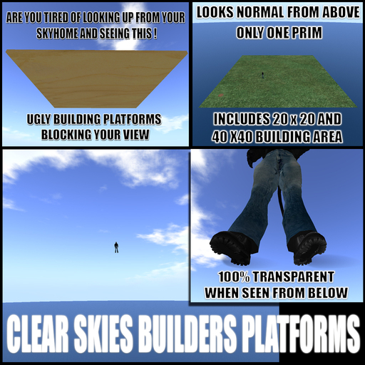 Clear Skys Builders Platform Boxed
