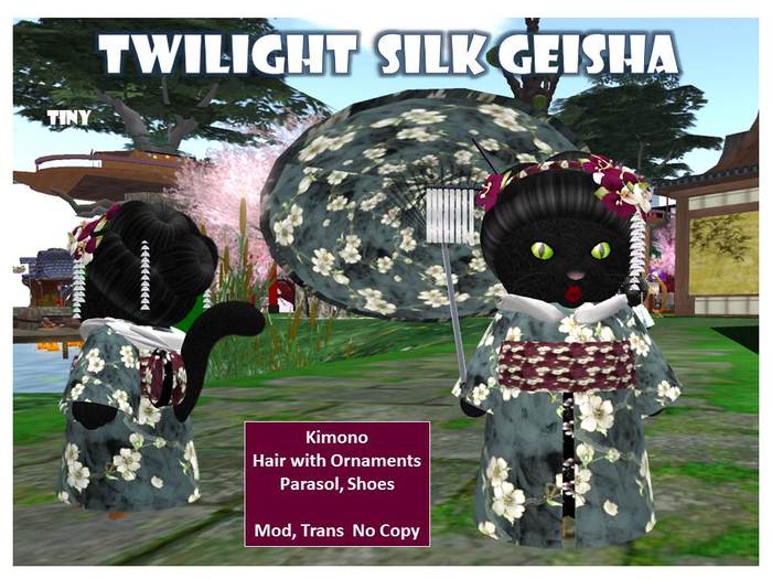 Twilight Silk Geisha Tiny Box