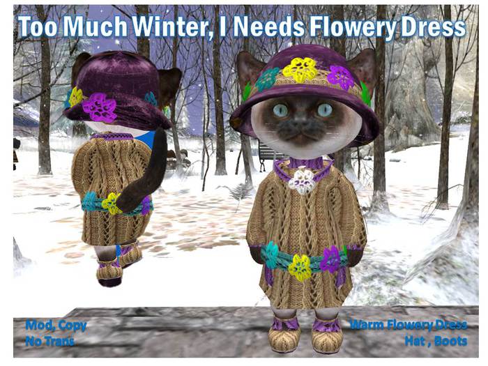 Winter Flowery Dinkie