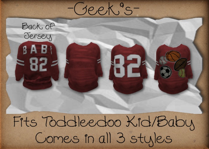 -Geek's- Sporty Sweater Jersey Red