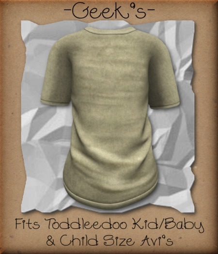 -Geek's- Beige Mesh T-Shirt