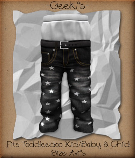 -Geek's- Star Denim Black