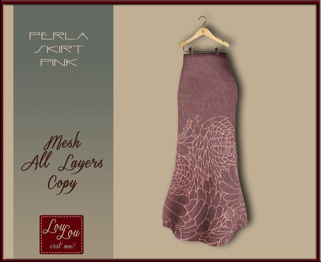 *Loulou c'est moi!* Perla Skirt Pink (BOX)