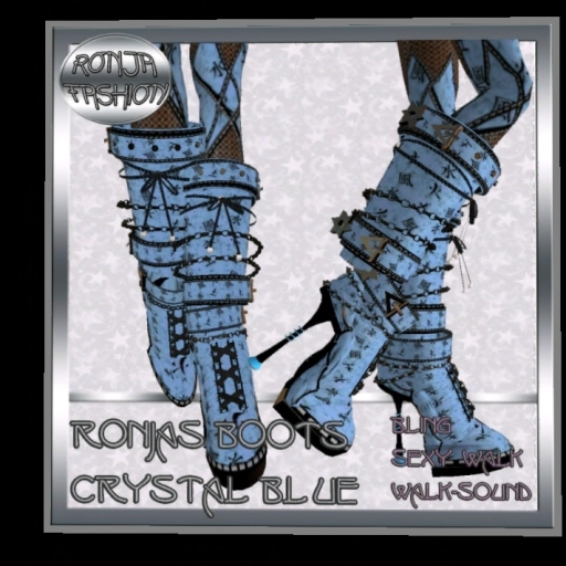 RONJAS Boots Crystal Blue