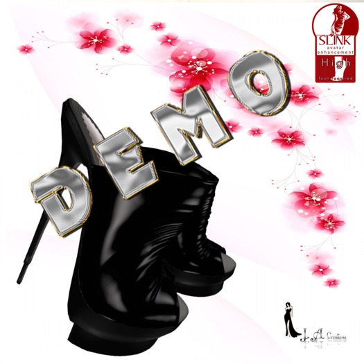 Slink Mules High feet Jessica BLACK DEMO(Bag)