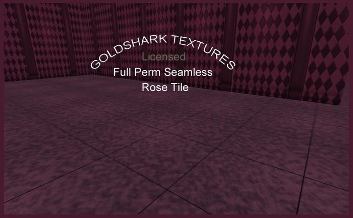 full perm seamless texture TILE ROSE