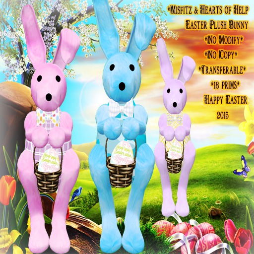 *Misfitz* Easter Bunny Plush (Purple)