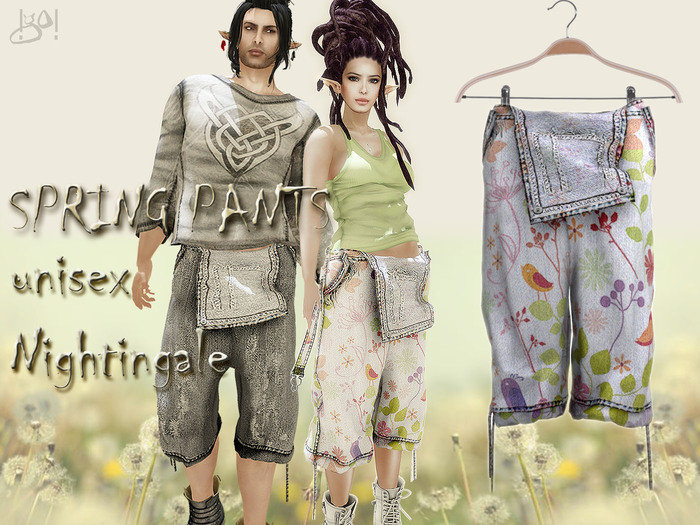 !gO! Spring pants unisex - Nightingale